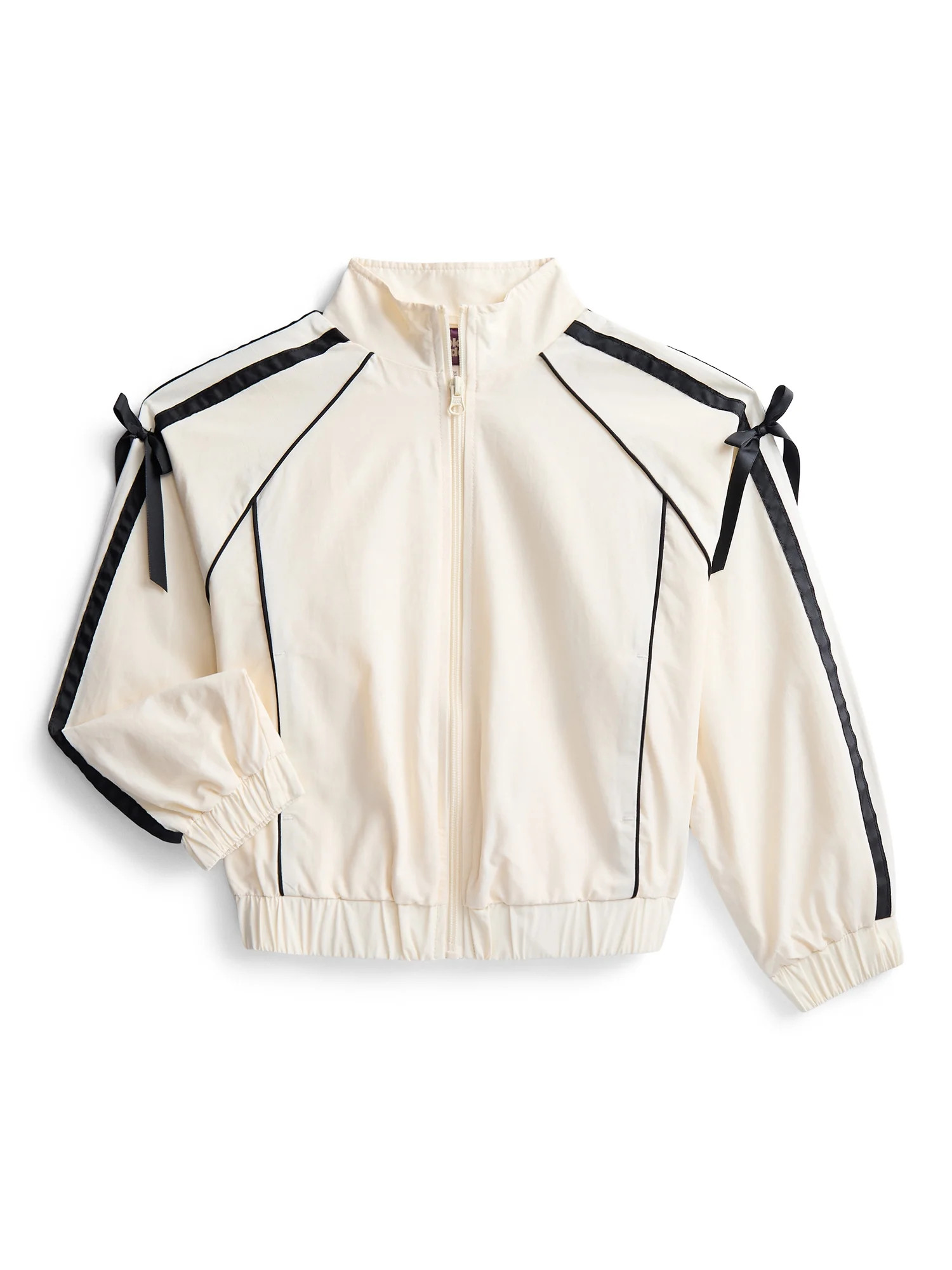 Weekend Academy Girls Bow Track Jacket, Sizes 4-18 | Walmart (US)