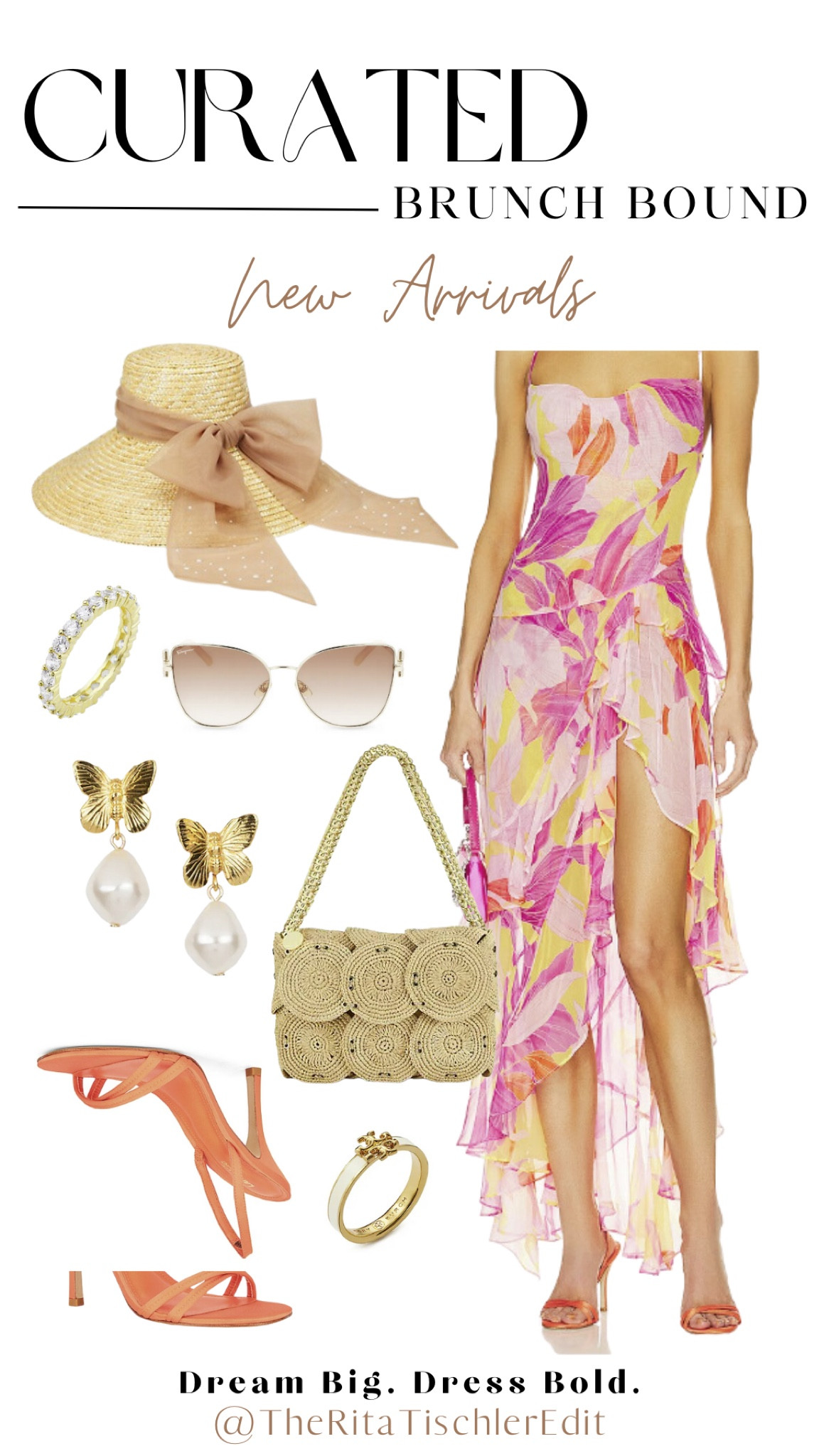 Beach dress, summer dress, flowy long dress, straw hat, orange heels, pink dress 

#LTKshoecrush #LTKsalealert #LTKstyletip