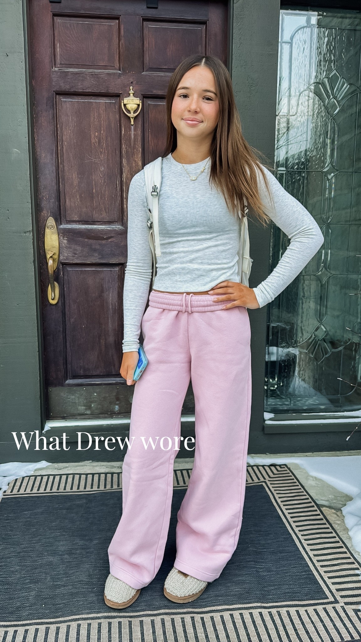 What Drew wore. Teen style 
Ootd. 
XXS pants 
XXS tee 

#LTKSeasonal #LTKootd #LTKKids