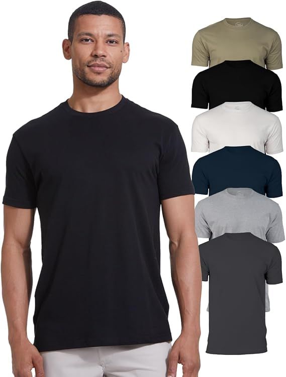 True Classic mens Classic 6 pack T-shirt | Amazon (US)