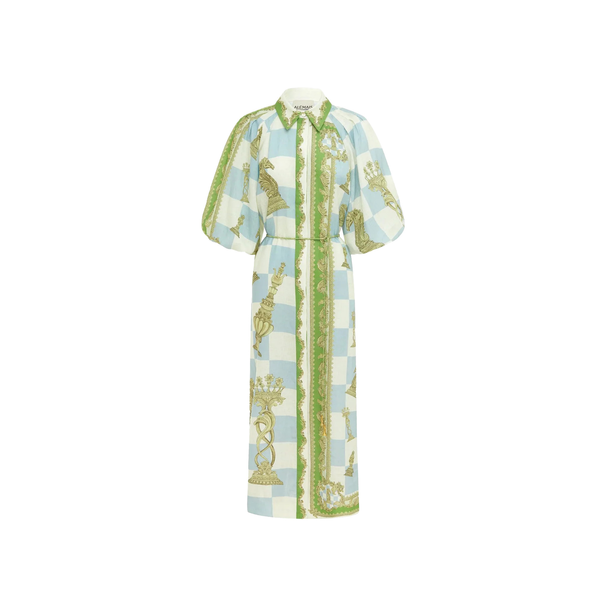 Checkmate Linen Shirtdress | Le Weekend Studio