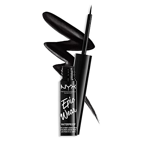 NYX PROFESSIONAL MAKEUP Epic Wear Liquid Liner, Long-Lasting Waterproof Eyeliner - Black | Amazon (US)