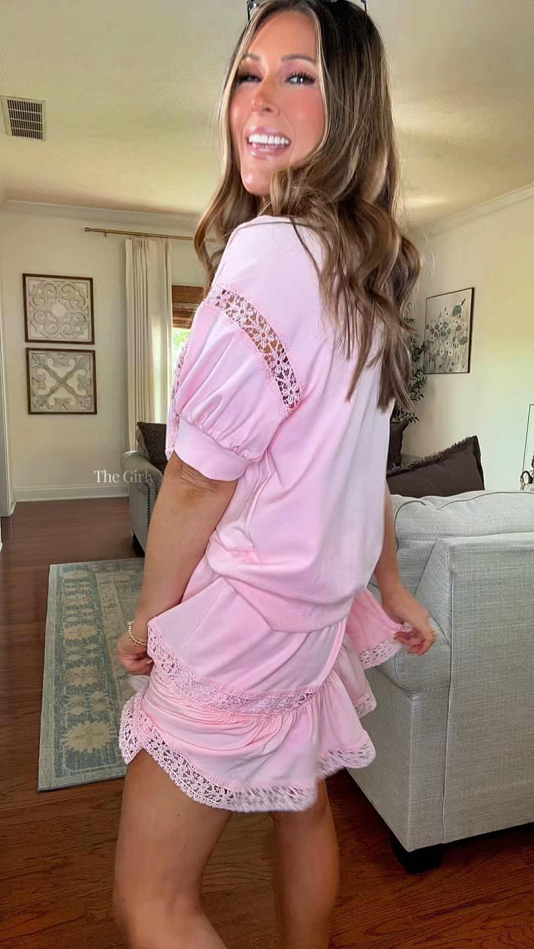 The Girly Set That Looks Way More Expensive Than It Is 💕

This is one of those sets that makes you feel so put together with zero effort 🙌

The lace details + ruffle shorts are the cutest combo and it’s SO comfy

Perfect for errands, travel days, or just feeling cute at home 💕

matching lounge set
girly outfit set
cute summer set

#girlystyle
#matchingset
#momstyle
@Fisoew Fashion 

#LTKMothersDay #LTKootd #LTKTravel