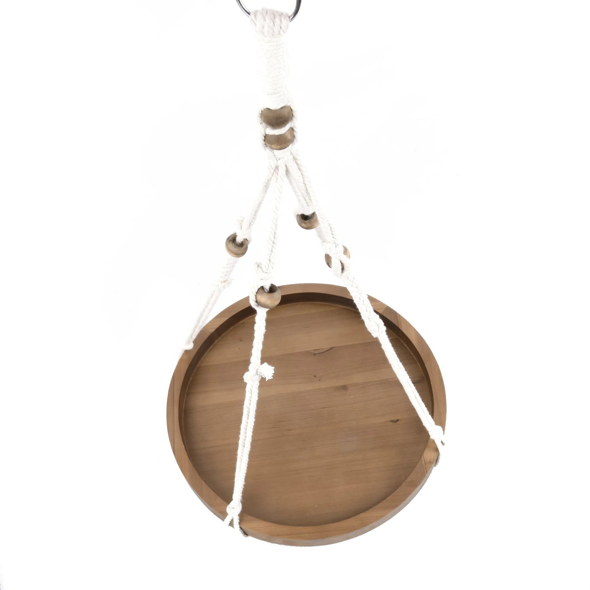 Better Homes & Gardens Rope Hanger with Wood Table Plant Hanger | Walmart (US)
