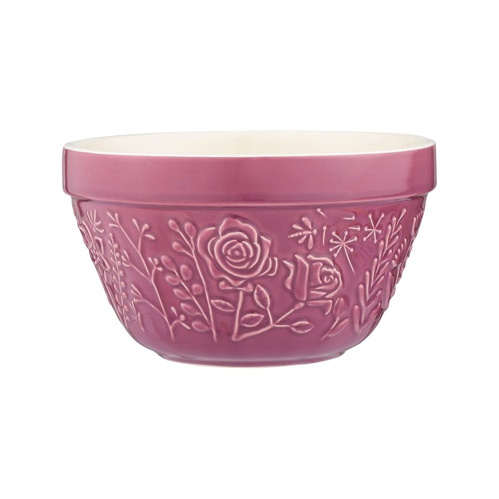 Mason Cash In the Meadow S36 All Purpose Bowl, 0.95 Quart Pudding Basin, Embossed Floral Design, ... | Amazon (US)