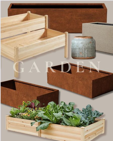 More planter options for the upcoming growing season! 
.
Grow your own food | planters | plants | organic looking decor | The muted home | neutral interior | natural furniture | organic looking home | plant 

#LTKhome #LTKfindsunder100 #LTKstyletip