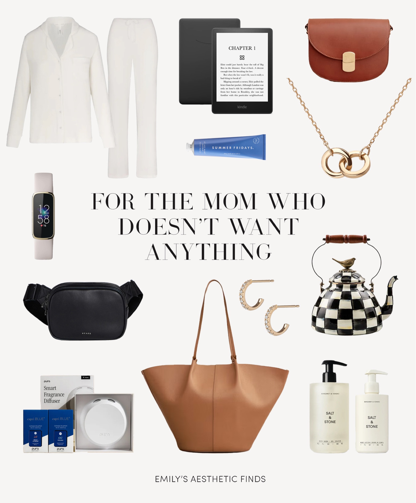 Mother’s Day gift guide for the mom who *says* she doesn’t want anything 🖤 #mothersday #giftguide #giftguideforher

#LTKGiftGuide