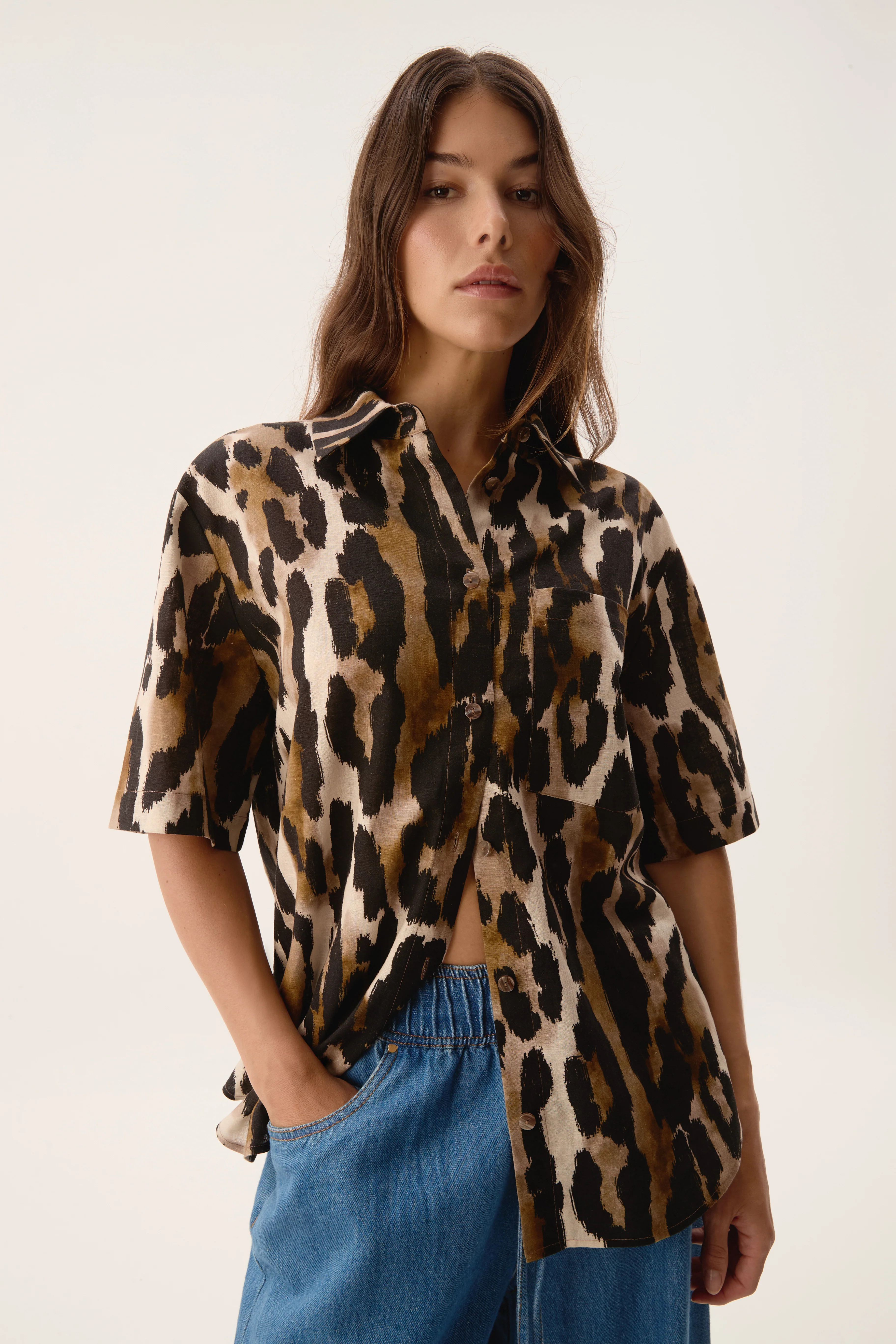 Airlie Short Sleeve Shirt | aje. (Australia and New Zealand)