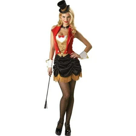 Fun World Burlesque Incharacter Three Ring Hottie Burlesque Ringmaster Women s Halloween Fancy-Dress | Walmart (US)