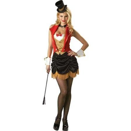 Fun World Burlesque Incharacter Three Ring Hottie Burlesque Ringmaster Women s Halloween Fancy-Dress | Walmart (US)