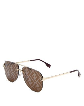 Fendi Sky Mirrored Pilot Sunglasses, 61mm | Bloomingdale's (AU)