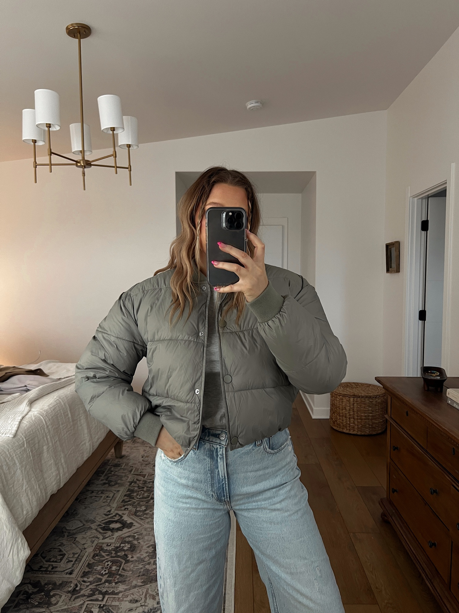 Code: AFBRE 15% off site wide!! Coat: M, jeans 29R, tee M 