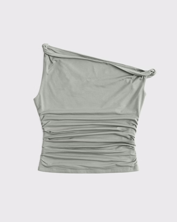 Asymmetrical Twist Top | Abercrombie & Fitch (US)