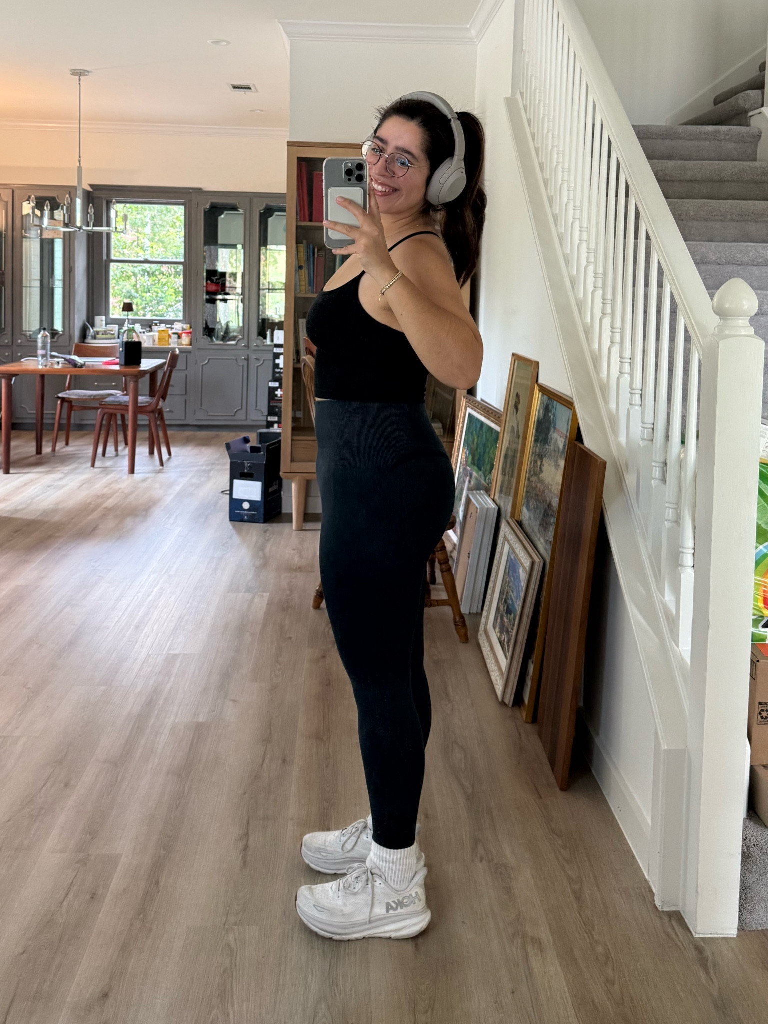 Tested out these new gym shark leggings! Size large , wearing medium in the bra top! 

#LTKMidsize #LTKActive #LTKFindsUnder50