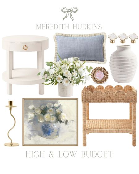 Meredith Hudkins, preppy, classic home decor, timeless style, Serena and Lilly, throw pillow, accent pillow, blue lumbar pillow, fringe pillow face pottery, barn, studio, McGee shae McGee Co. taper candle holder, candlestick artificial flowers Amazon home hardware round picture frame, living room bedroom, primary bedroom, guest bedroom, nursery, entryway, coastal home decor 

#LTKHome #LTKFindsUnder100 #LTKSaleAlert