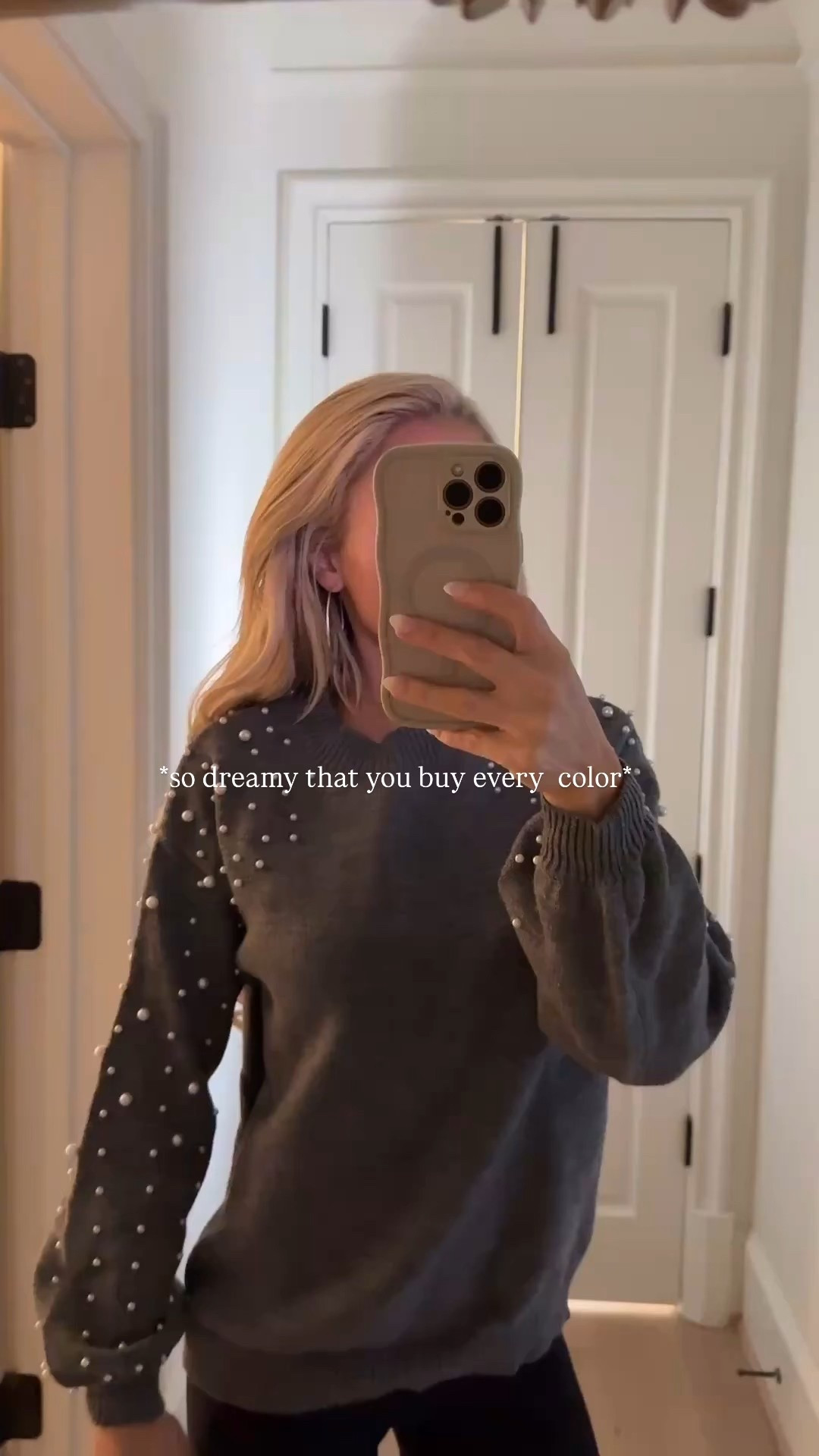 The dreamiest chunky sweater for winter days …  soft, oversized, and sprinkled with the prettiest little pearls. ✨ Cozy enough for slow mornings at home but elevated enough for holiday outings… it’s the kind of piece you’ll reach for again and again. 🤍



#CozyOutfit #WinterStyle #PearlDetails

#LTKgrwm #LTKFindsUnder50 #LTKootd