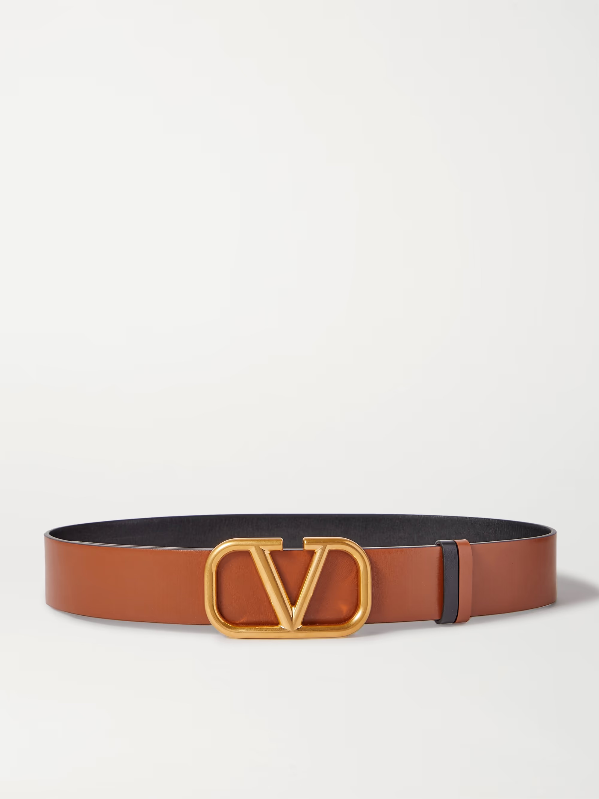Valentino Garavani VLOGO reversible leather belt | NET-A-PORTER APAC