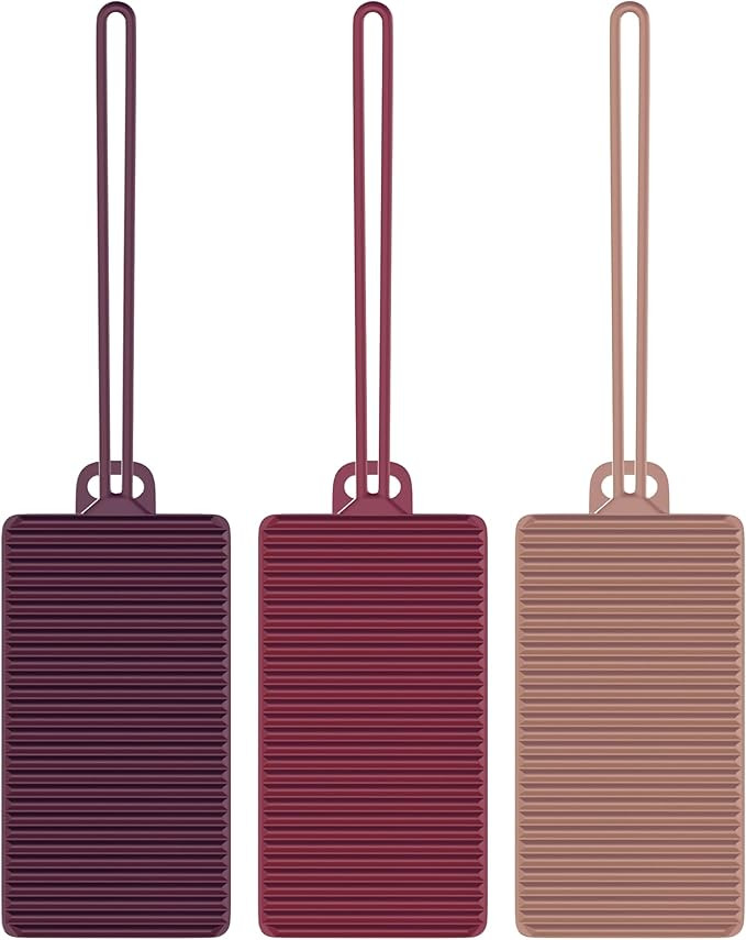 Travelon Set of 3 Silicone Privacy Luggage Tags | Amazon (US)
