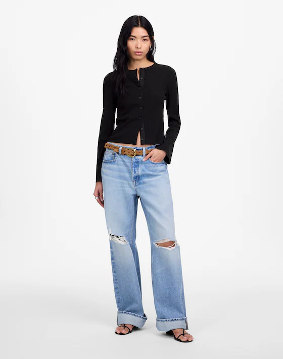 Flared-Sleeve Cardigan | Madewell