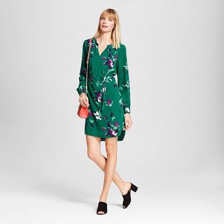 Women's Printed Crepe Tunic Dress - Merona™ | Target