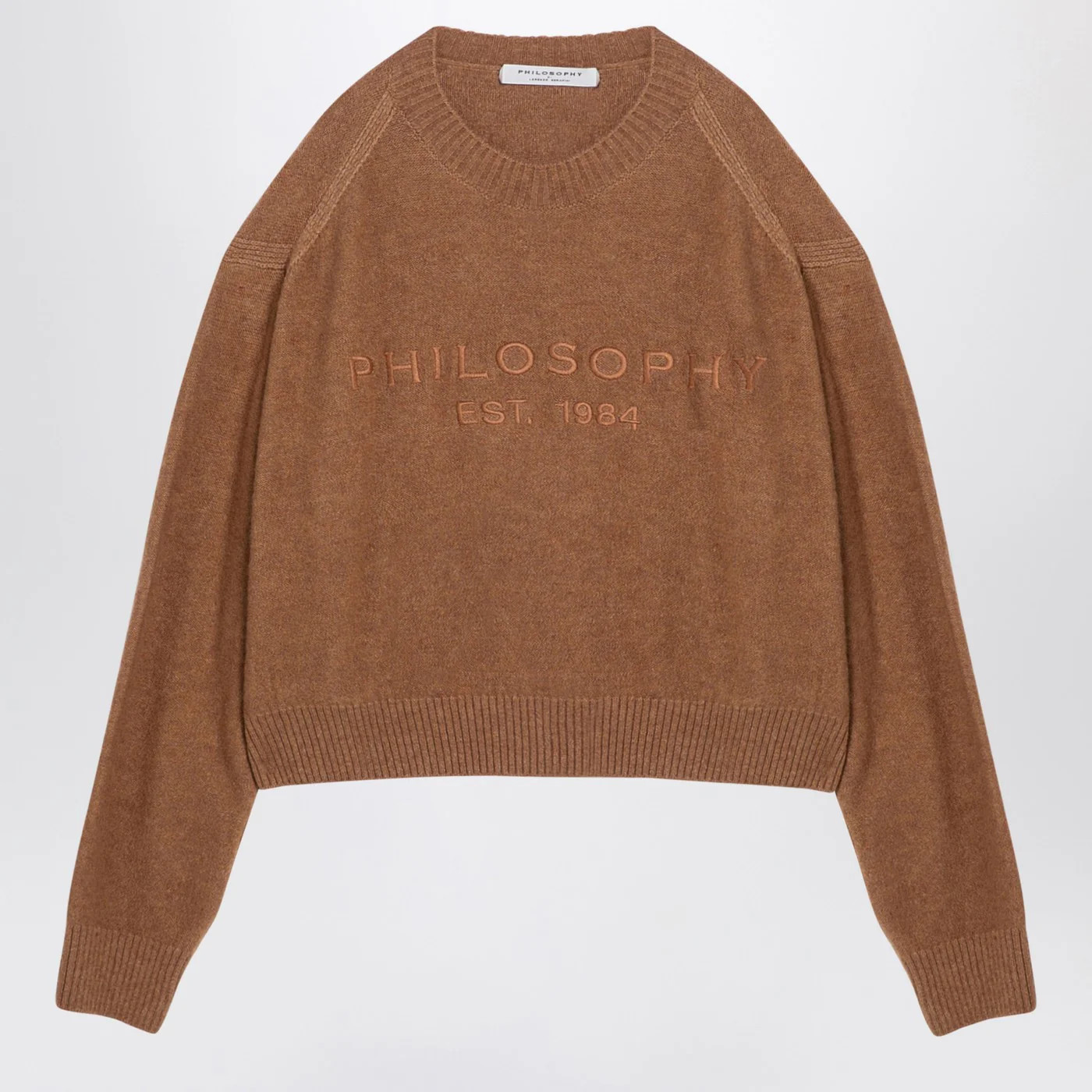 Philosophy Beige Over Sweater In Wool Blend 44 IT | Balardi