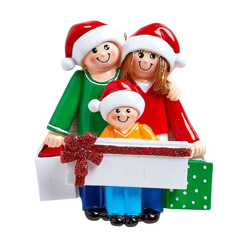 Personalized Family of 3 Christmas Ornament / Gift Giving Family of Three / Family Christmas Orna... | Etsy (US)