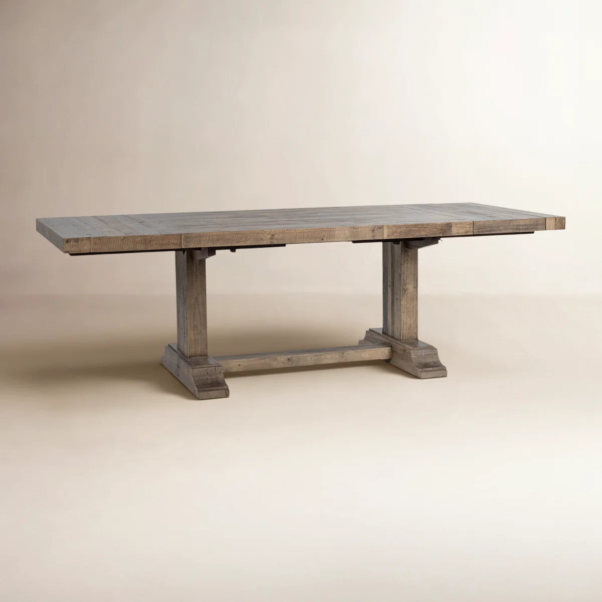 Elliott Reclaimed Pine Wood Extendable Dining Table | Wayfair North America