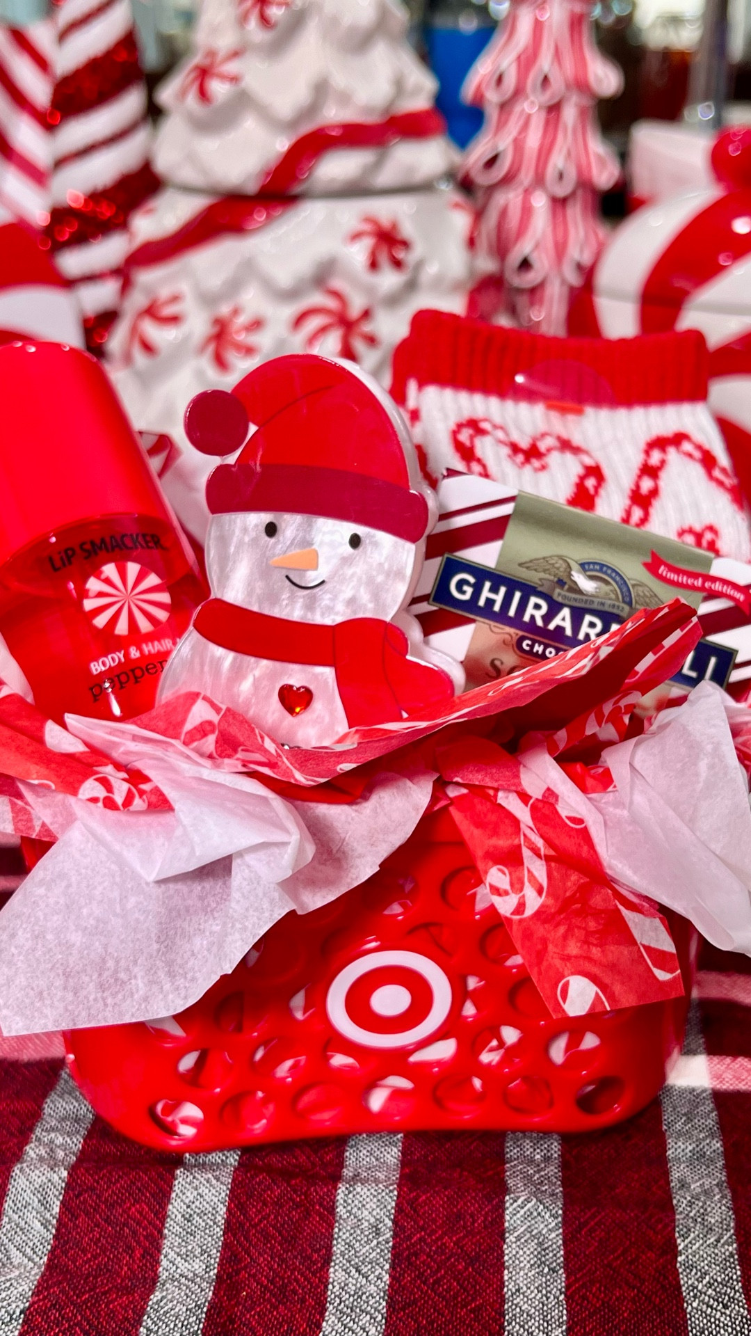 Mini gift for her. Viral target basket, but make it mini size! O found this little mini basket and knew it would be the cutest little gift!!

#LTKParties #LTKHoliday #LTKGiftGuide