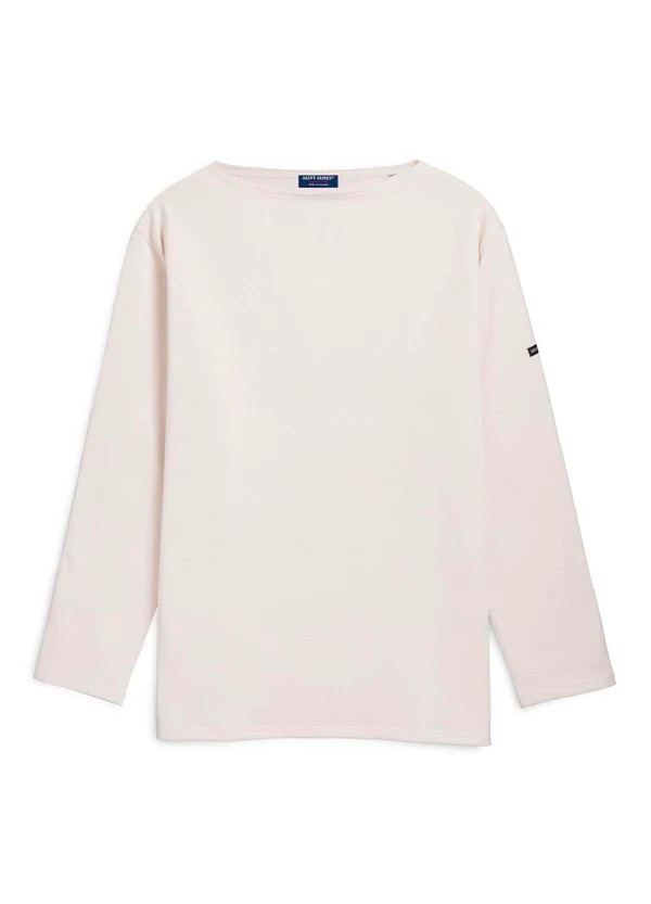 GUILDO - Boat Neck Breton Shirt Heavyweight Cotton | Unisex Fit (ECRU) | Saint James USA