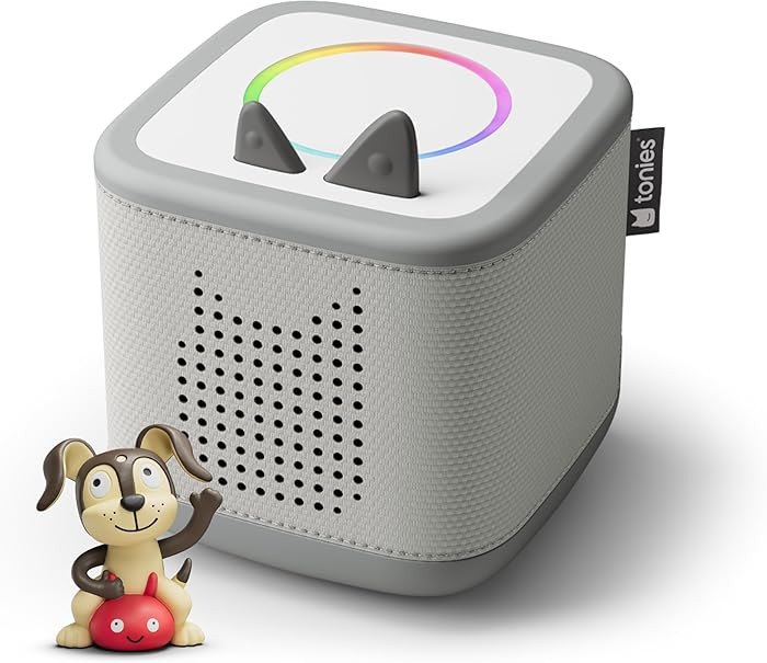 Toniebox 2 Audio Player Starter Set for Kids 1+ with Playtime Puppy - Moon Gray | Amazon (US)
