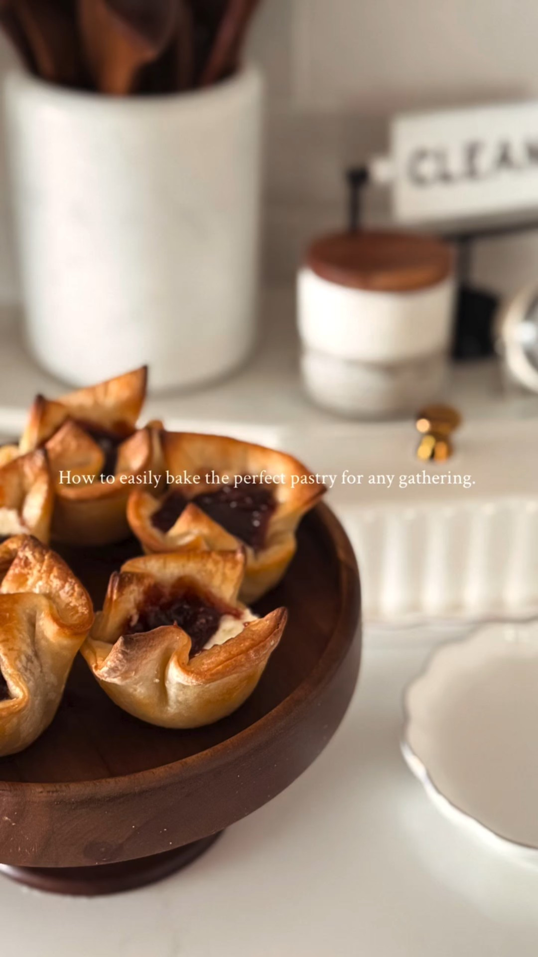 Guava and Cheese Pastries Recipe ✨
These easy puff pastry cups filled with creamy cheese and sweet guava are the perfect quick dessert or coffee treat. Made with store-bought puff pastry, guava paste, and cream cheese, simple and delicious. Brush the pastry with a light egg wash or milk for that beautiful golden-brown finish. Bake at 425°F for 12-15 minutes until golden. Perfect for breakfast, brunch, or a holiday gathering.

Items from the reel are linked for you 🤍


guava and cheese pastries guava cheese puff pastry easy puff pastry desserts guava pastelitos recipecoffee dessert ideas holiday dessert ideas latin dessert inspo How to

#easyrecipe #pastry #dessert

#LTKfoodie #LTKHoliday #LTKHome