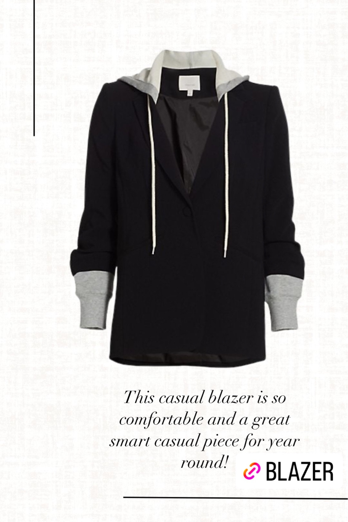 Hooded blazer, capsule wardrobe, smart casual, business casual 

I went with a size 6!

#LTKFind #LTKstyletip #LTKworkwear