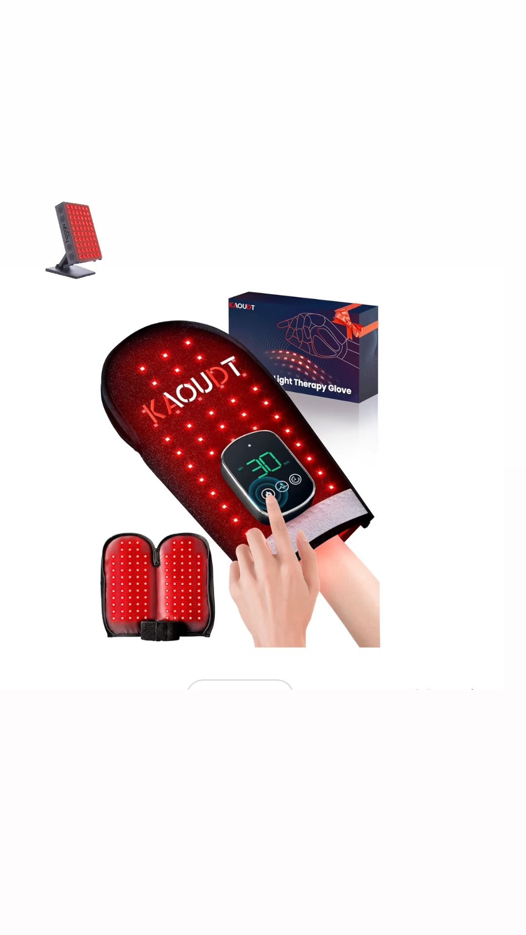 This cordless red light therapy glove delivers targeted relief for tired, sore, and stiff hands using advanced red and near infrared light technology. It helps boost circulation, support cellular repair, reduce inflammation, and promote faster muscle and tissue recovery. Regular use may also improve skin tone, support collagen production, and enhance overall joint flexibility

#LTKBeauty #LTKselfcare #LTKActive