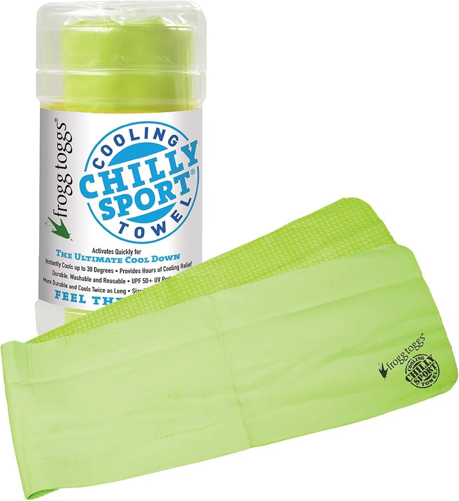 FROGG TOGGS Chilly Sport Cooling Neck & Head Band Towel, Size 33" x 6.5" | Amazon (US)