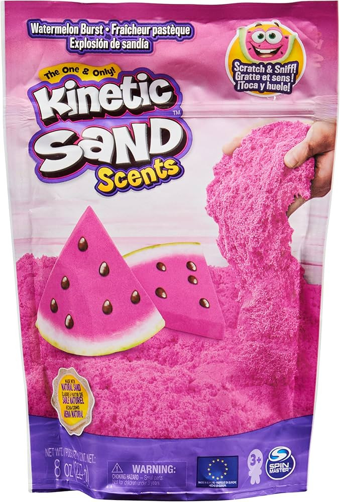 Kinetic Sand Scents, 8oz Pink Watermelon Burst Scented, for Kids Aged 3 and up | Amazon (US)