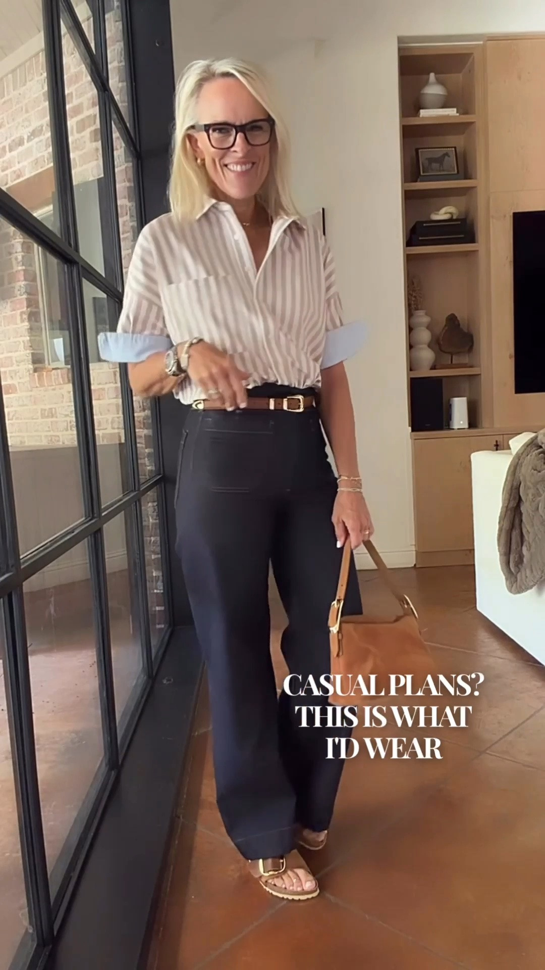 For the days that start with coffee, turn into errands, and somehow end with lunch, this is the outfit I’d reach for. The Mabel Oxford adds just enough structure, while the Colette wide-leg jeans keep it comfortable and easy.

I’d wear this combination with sandals for daytime, then switch to loafers or ankle boots when I want a more polished look. A simple, timeless outfit formula that makes getting dressed easy. 

The sandals I’m wearing are currently low in stock, so I’ve also tagged a loafer and ankle boot option that would work beautifully with this outfit.

#LTKootd #LTKSeasonal #LTKgrwm