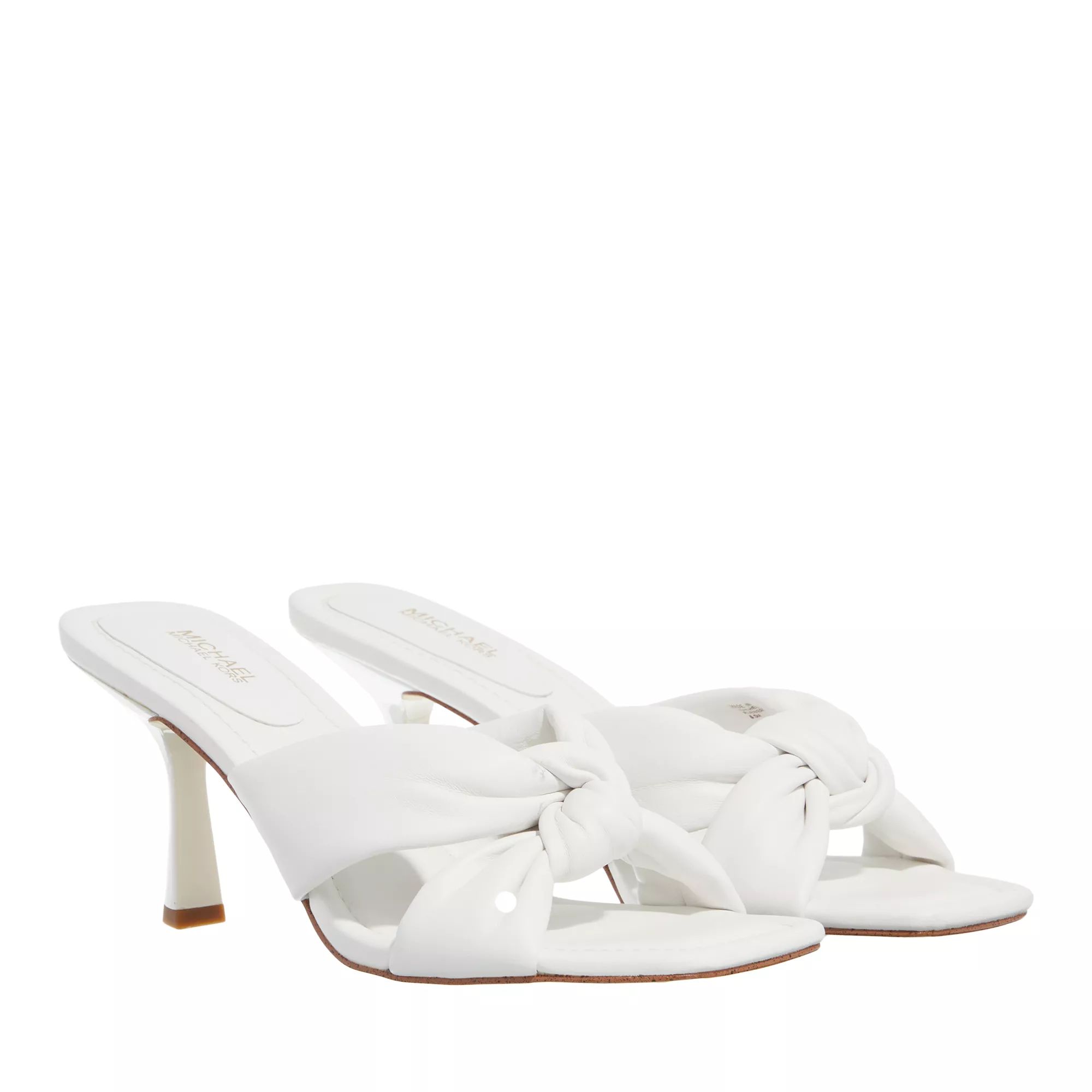 Michael Kors Elena Heeled Sandal Optic White | Sandale | Fashionette (DE)