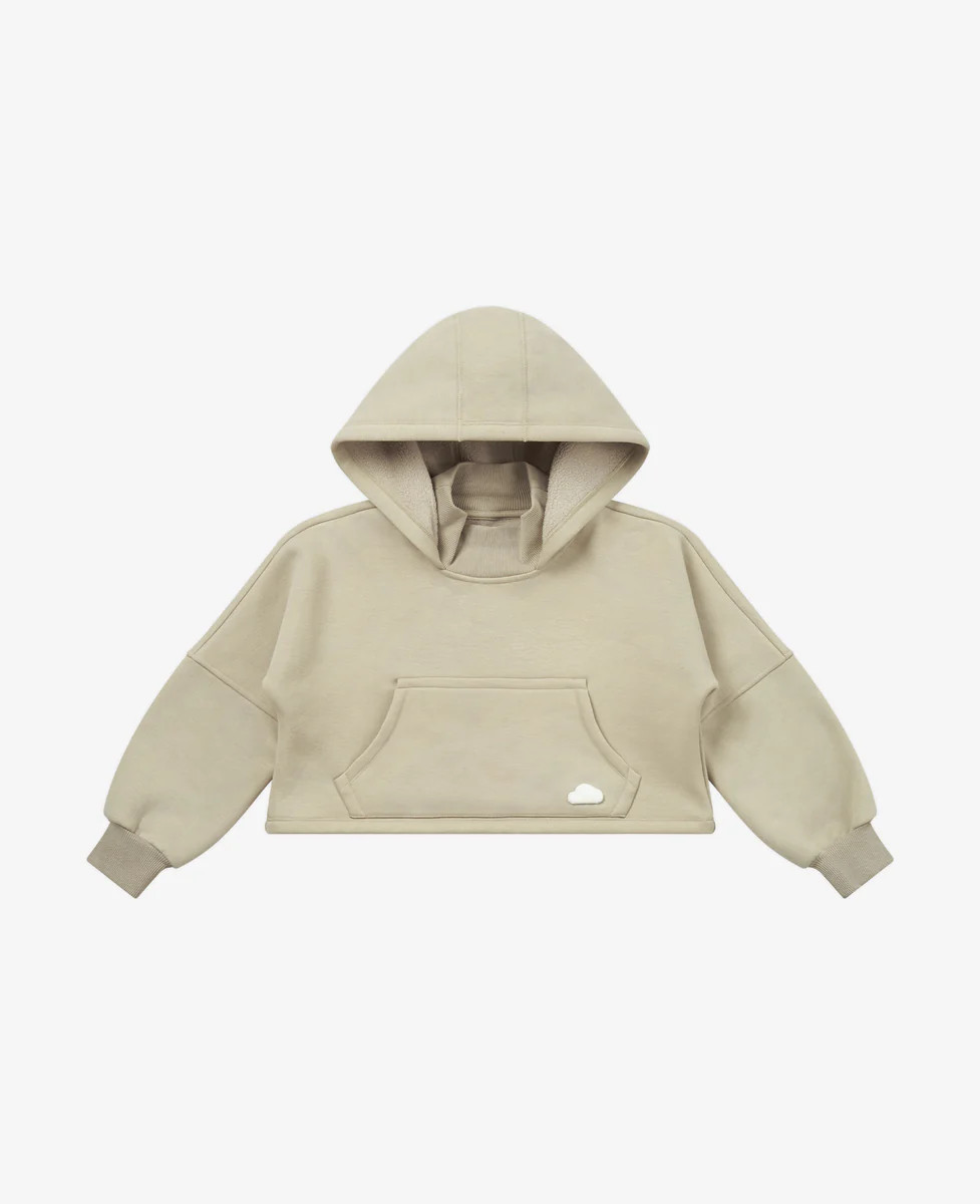 Recycled Fleece Hoodie - Oat | Petite Revery