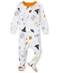 Unisex Baby And Toddler Long Sleeve Halloween Print Snug Fit Cotton One Piece Pajamas | The Child... | The Children's Place