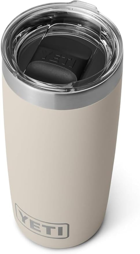 YETI Rambler Tumbler, Vaccum Insulated Stainless Steel Tumbler with Magslider Lid, Cape Taupe, 10... | Amazon (UK)
