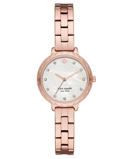 Women's Morningside Mini Rose Gold-Tone Stainless Steel Bracelet Watch 28mm | Macys (US)