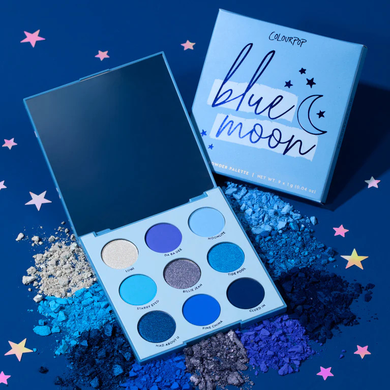 ColourPop®: Blue Moon | Blue Shadow Palette - Shop Now! | Colourpop
