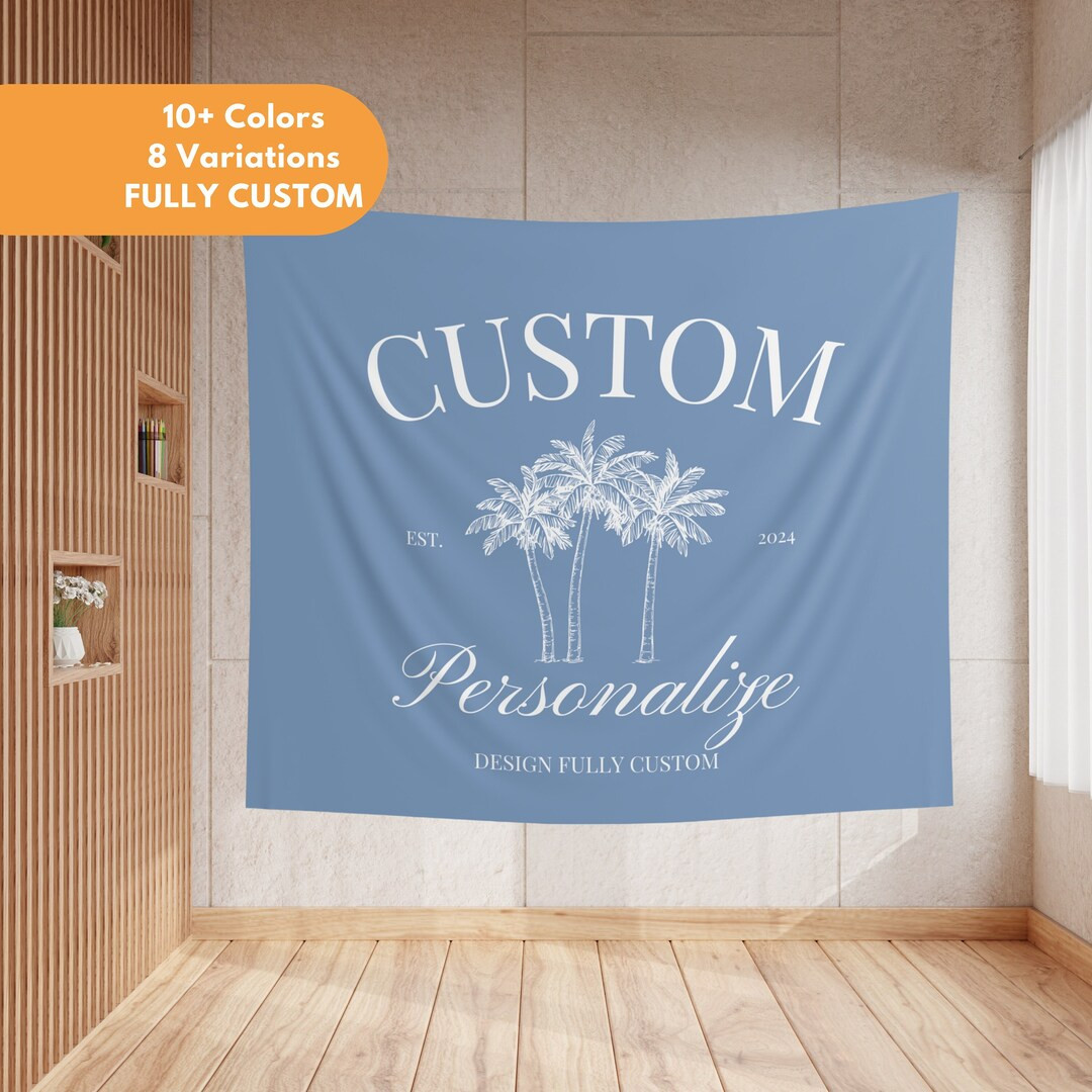 Custom Bachelorette Party Tapestry, Personalized Bachelorette Banner, Photo Backdrop, Fabric Enga... | Etsy (US)