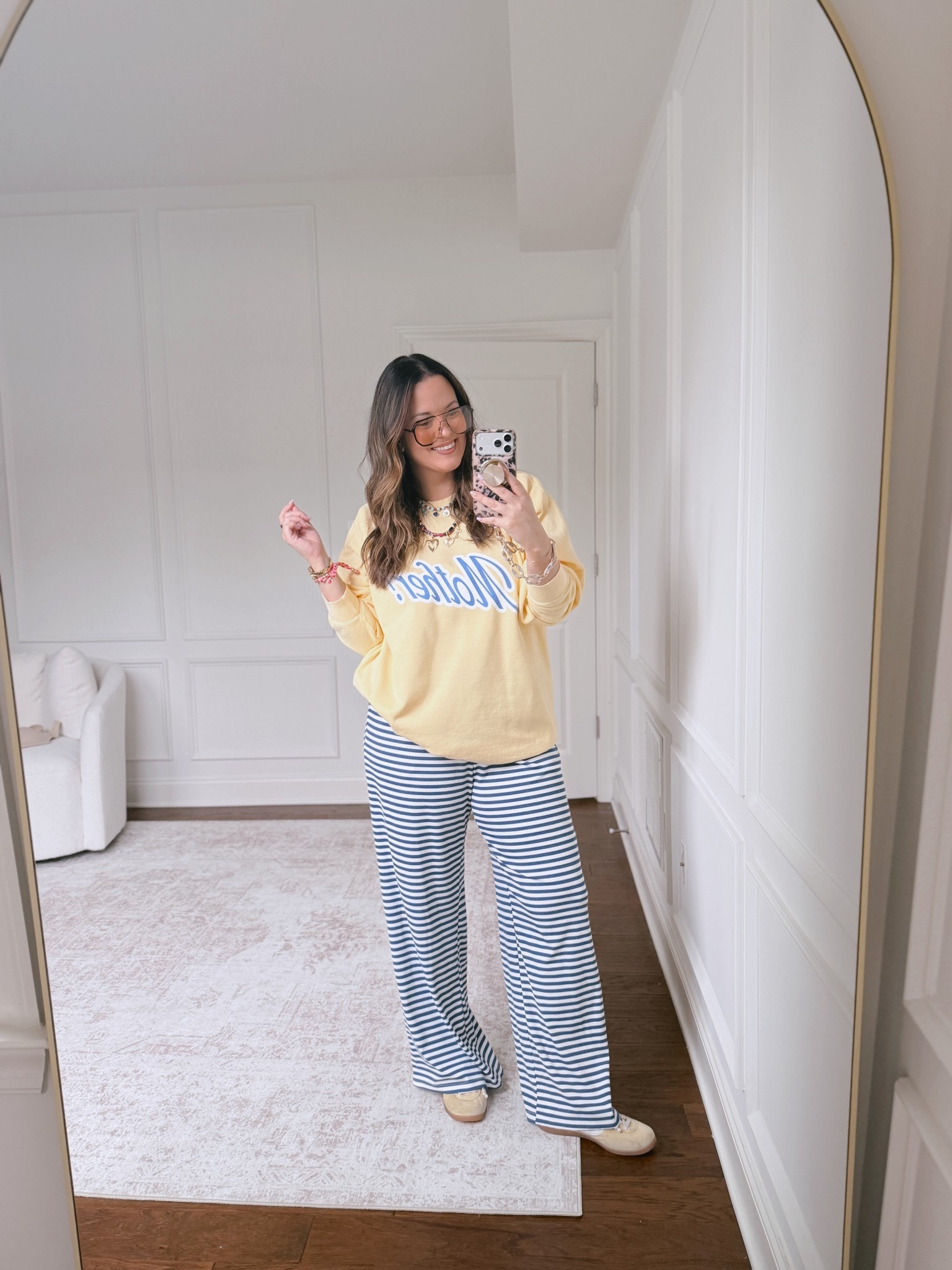 Wearing an XL in the pants and a 2XL in the pullover (code: AMANDAROE10 Will save you $$)

#LTKmomlife #LTKootd #LTKMidsize