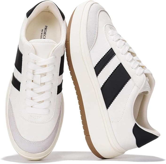 Project Cloud Platform Sneakers for Women - Lightweight Memory Foam Insole Womens Sneakers - Non-... | Amazon (US)