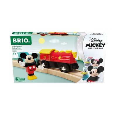 Brio 32265 Disney Mickey Mouse Battery Train - Exclusive Wooden Toy Train Set | Target
