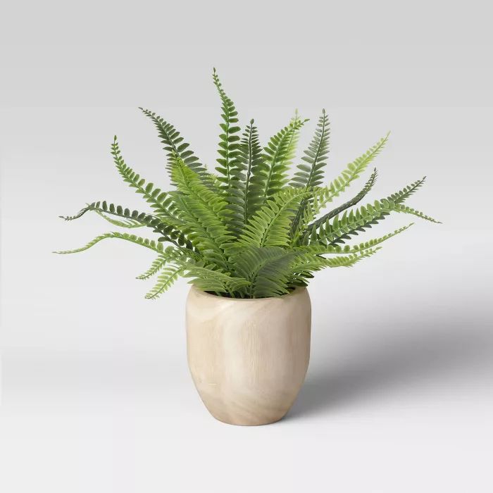 13" x 14" Artificial Fern Arrangement in Pot - Threshold™ | Target