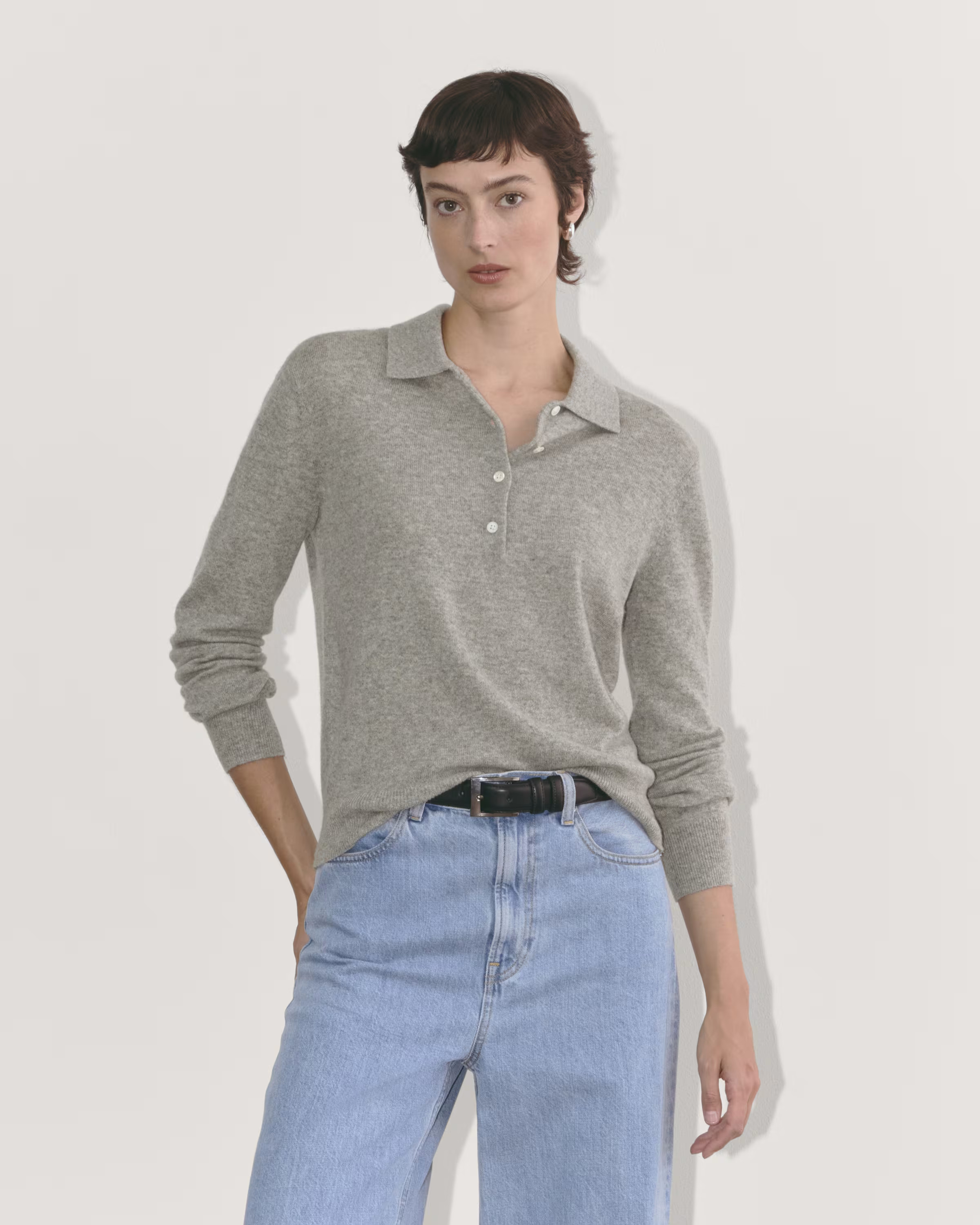 The Classic Polo in Cashmere | Everlane