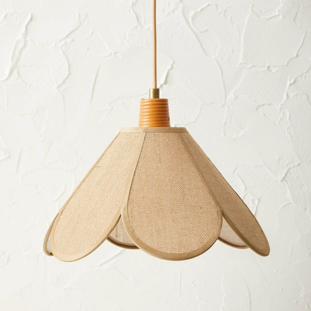 Burlap Petal Ceiling Pendant - Opalhouse™ designed with Jungalow™ | Target