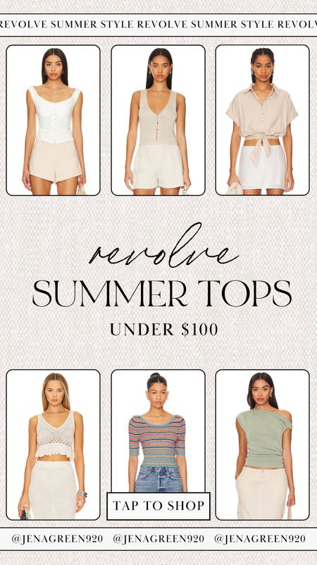 Revolve summer tops under $100 | summer style | affordable summer fashion | summer top 

#LTKSeasonal #LTKFindsUnder100 #LTKStyleTip